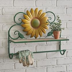 Sunflower Shelf and Towel Bar - CTW Home Collection 770423