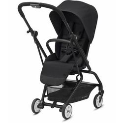 Cybex Eezy S Twist 2 Stroller + Aton 2 SensorSafe Travel System Bundle - Navy Blue / Lavastone Black