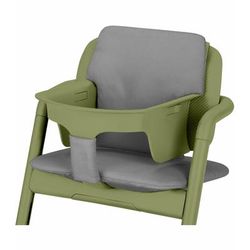 Cybex Lemo 1.5 High Chair + Bouncer Bundle - Wood / Porcelain White / Storm Grey