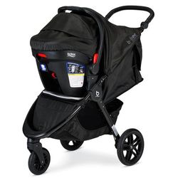 Britax B-Free Premium & B-Safe Gen2 FlexFit+ Travel System - Clean Comfort Black
