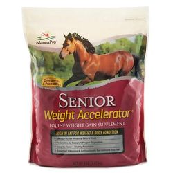 Senior Weight Accelerator Equine Weight Gain Supplement for Horse, 8 lbs.