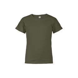 Delta 11736 Pro Weight Youth 5.2 oz. Regular Fit Top in Moss size Large | Cotton