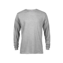 Delta 61748 Pro Weight Adult 5.2 oz. Long Sleeve Top in Heather size Large | Cotton