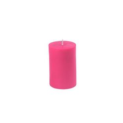 2 X 3 Inch Hot Pink Pillar Candle- Jeco Wholesale CPZ-2313