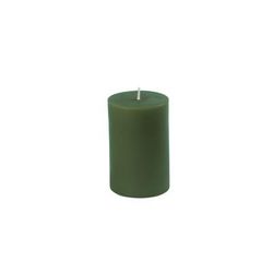 2 X 3 Inch Hunter Green Pillar Candle- Jeco Wholesale CPZ-2312