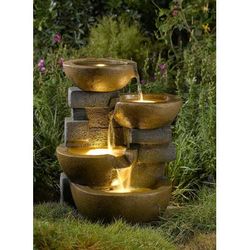 Pots Water Fountain With Led Light- Jeco Wholesale FCL037