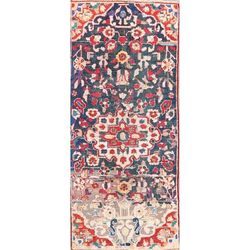 Antique Geometric Malayer Persian Runner Rug Handmade - 2'7" x 5'10"