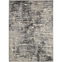 Denver Slate Cream Contemporary Area Rug