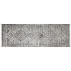 Melmas Vintage Space-Dyed Rug, Charcoal Gray, Area Rug