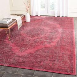 SAFAVIEH Classic Vintage Boho Laurette Distressed Oriental Cotton Rug