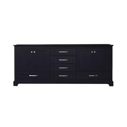 80 inch Espresso Vanity Cabinet Only - Lexora Home LD342280DG00000