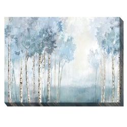 SILENT BLUE OUTDOOR ART 40X30 by West of the Wind in Multi