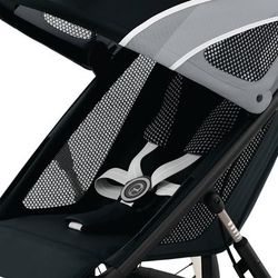 Cybex AVI Jogging Stroller Bundle - Cream/Orange Frame + All Black Seat Pack