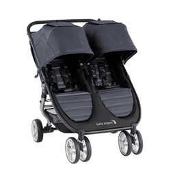 Baby Jogger City Mini 2 Double Stroller + Pram Bundle - Carbon