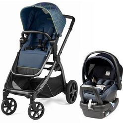 Peg Perego YPSI + Primo Viaggio 4-35 Nido Travel System Bundle - New Life / Mirage Blue