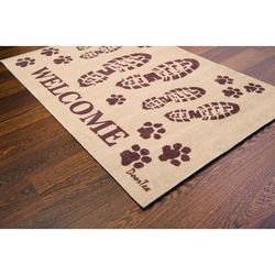 "Doortex Welcome Boots Design Door Mat - 24" x 39" - Floortex FR4WB2439BG"