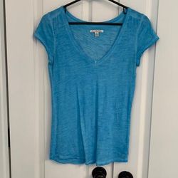 American Eagle Outfitters Tops | Cute Bright Blue , American Eagle, Short Sleeve T | Color: Blue | Size: S