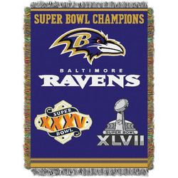 Ravens Commemorative Series Throw by NFL in Multi