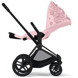 Cybex Priam 3 + Cloud Q Travel System Bundle - Simply Flowers - Pale Blush