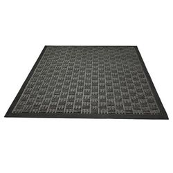 "Doortex Ribmat Charcoal Heavy Duty Door Mat - 48" x 72" - Floortex FR412180FPRGR"