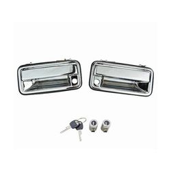 1995-2000 Chevrolet K2500 Left and Right Door Handle and Lock Cylinder Kit - TRQ