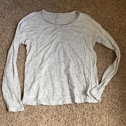 Lululemon Athletica Tops | Lululemon Long Sleeve | Color: White | Size: 10