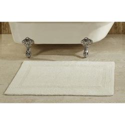 Lux Collections Bath Mat Rug 21" X 34" Rectangle by Better Trends in Ivory
