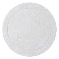 Bloomfield Round Bath Rug Collection by Home Weavers Inc in Ivory (Size 30" ROUND)