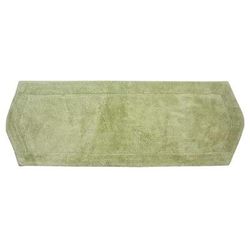 Waterford Bath Rug Collection by Home Weavers Inc in Green (Size 22" X 60")