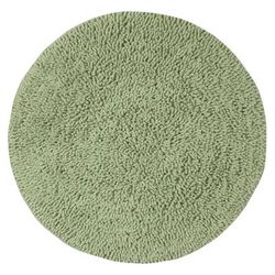 Fantasia Round Bath Rug Collection by Home Weavers Inc in Sage (Size 30" ROUND)