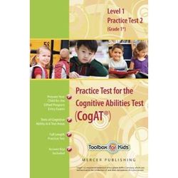 Cognitive Abilities Test Cogat® Primary Level 1 Book (Grade 1*) - Practice Test 2