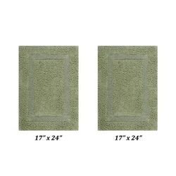 Lux Collections Rug 2 Piece Set (17" X 24" | 17" X 24") by Better Trends in Sage