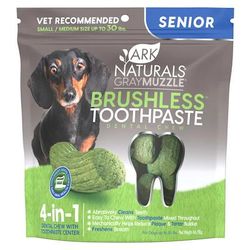 Gray Muzzle Brushless Toothpaste Dog Dental Chew, 4 oz.