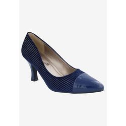 Women's Zesty Cord Pump by Bellini in Navy Corduroy (Size 13 M)