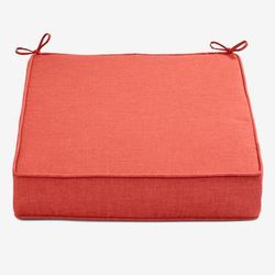 BH Outdoor Performance Single Deep Seat Cushion by BrylaneHome in Geranium Outdoor Patio Chair Padding