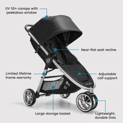 Baby Jogger City Mini 2 Travel System - Opulent Black