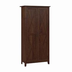 Bush Furniture Key West Kitchen Pantry Cabinet in Bing Cherry - KWS266BC-Z