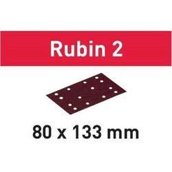 Festool - Abrasifs stf 80X133 P80 RU2/50 Rubin 2 - 499048