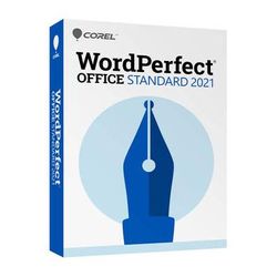 Corel WordPerfect Office Standard 2021 (Windows / Full Edition / DVD with Downloa WP2021STDEFMBAM