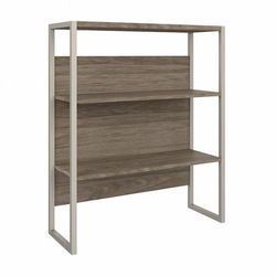 Bush Business Furniture Hybrid 36W Bookcase Hutch in Modern Hickory - Bush Business Furniture HYH236MH