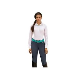 Romfh Sarafina Silicone Grip Knee Patch Breech - 34R - Dark Navy - Smartpak