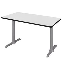 "Via 42" x 24" Training Table- White/Grey - Regency MVTRCT4224WHGY"