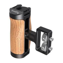 SmallRig Mini Wood Side Handle with Dual 1/4"-20 Screw Mount 2913