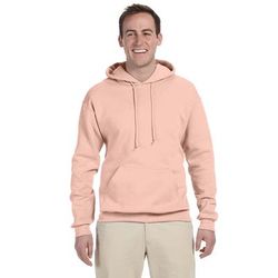 Jerzees 996 Adult NuBlend Fleece Pullover Hooded Sweatshirt in Sweet Cream Heather size 3XL | Cotton Polyester 996MR, 996M
