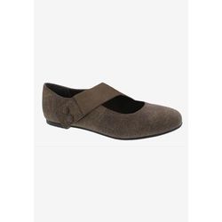 Women's Danish Flat by Ros Hommerson in Brown Distressed (Size 8 1/2 M)