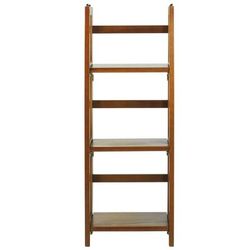 3-Shelf Folding Bookcase 14" Wide-Honey Oak by Casual Home in Honey