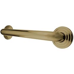 "Kingston Brass DR314302 Restoration 30" Grab Bar, 1-1/4" Diameter, Polished Brass - Kingston Brass DR314302"