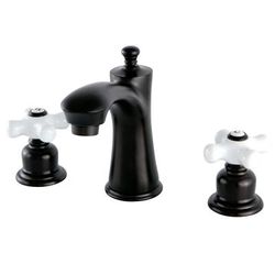 Kingston Brass KB7965PX 8 in. Widespread Bathroom Faucet, Oil Rubbed Bronze - Kingston Brass KB7965PX