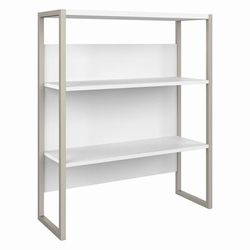 Bush Business Furniture Hybrid 36W Bookcase Hutch in White - Bush Business Furniture HYH236WH