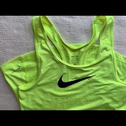 Nike Tops | 2 For $20! Nike Pro Racer Back | Color: Yellow | Size: Sp
